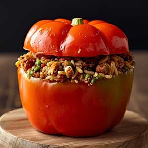 Stuffed Tomato and Pepper