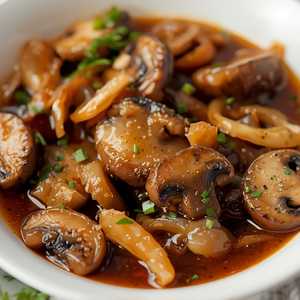 Sautéed Mushrooms & Grilled Onions for Sharing
