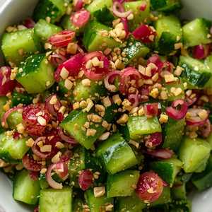 Smashed Cucumber Salad