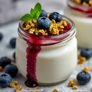 Blueberry Panna Cotta