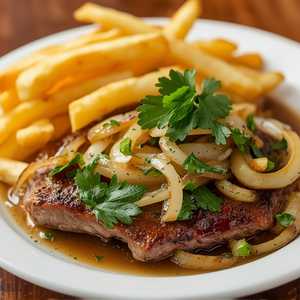 Palomilla Steak (Fries & Salad)
