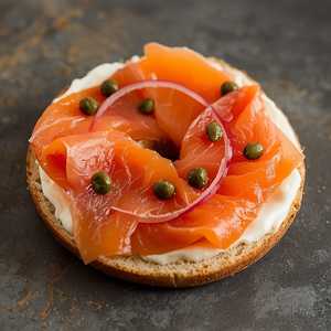 House-Cured King Salmon Lox*