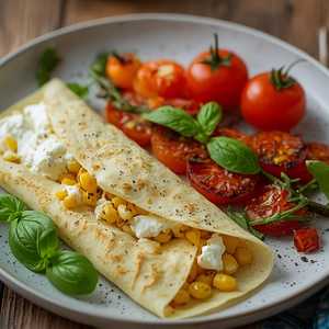 Roasted Corn Crepe