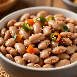 Smoked Pinto Beans & Poblano Peppers