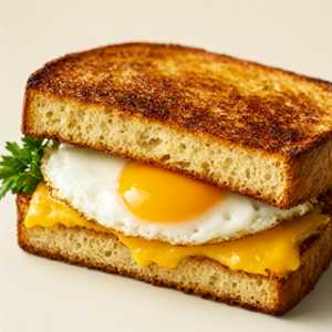 French Toast Sandwich with Eggs