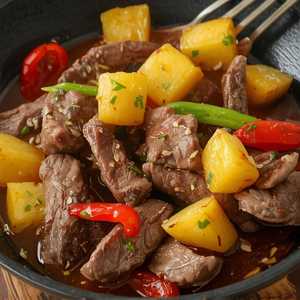 Beef With Pineapple 紫罗牛肉