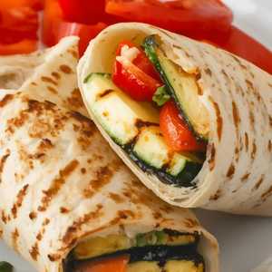 Hot Veggie Wrap