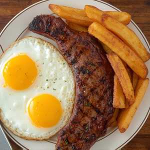 Rib Eye Steak & Eggs