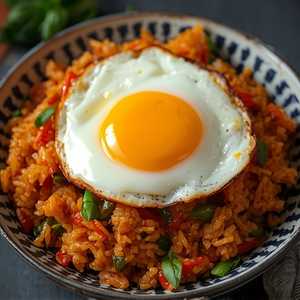 Spicy Basil Fried Rice With Beef