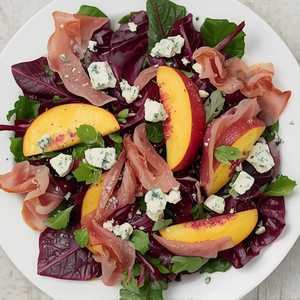 Radicchio and Peach Salad