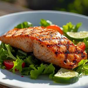 SALMON + SALAD COMBO