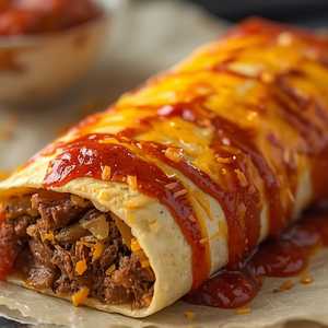 Smothered Beef Burrito