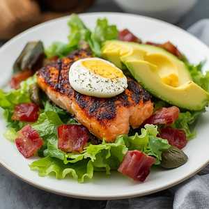 Blackened Salmon Caesar