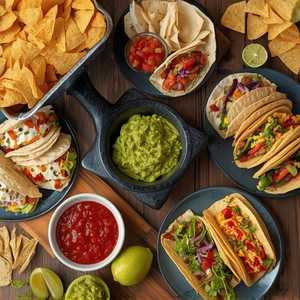 Premium Party Taco Box (30 Tacos, Guacamole, Chips & Salsa)