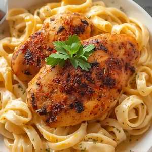 Cajun Chicken Linguini Alfredo