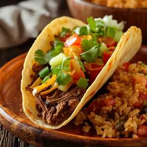 Shredded Beef Taco