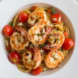 Angel Hair Pasta with Herb Grilled Shrimp