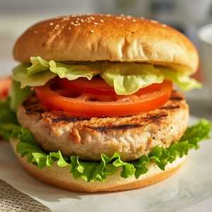 All White Meat Turkey Burger