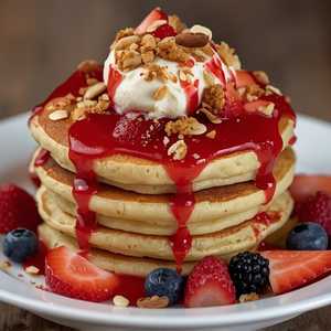 Strawberry Shortcake Pancakes
