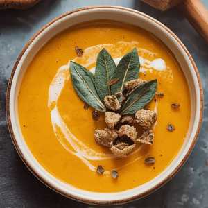 Seasonal Roasted Butternut Squash Soup