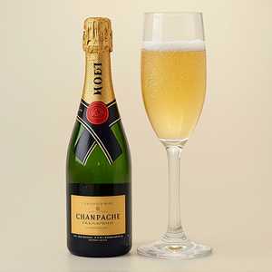 champagne moët mini