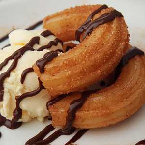 Ice Cream with Churros