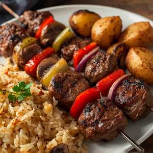 Broiled Shish Kebab
