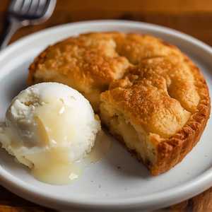 Fried Pineapple Pie à la Mode