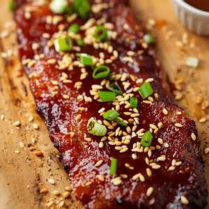 Double Cut Smoked Bacon, Korean BBQ Glaze