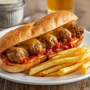 Italian Meatball Po-Boy