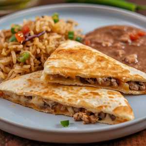 Mushroom Quesadilla