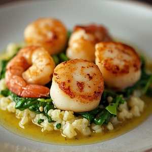 Scallop & Shrimp Saute