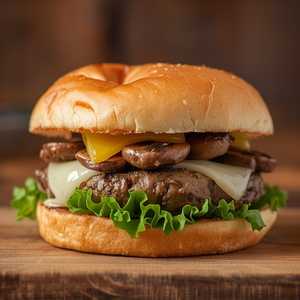 Mushroom & Swiss Burger