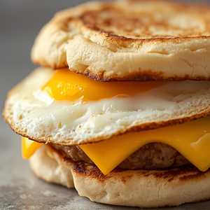 Ham, Bacon or Sausage & Egg Sandwich