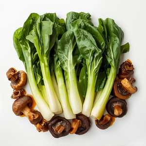 Baby Bok Choy with Shiitake Mushroom