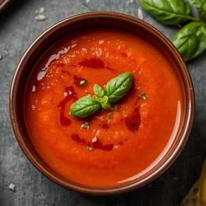 Roasted Tomato Basil Soup
