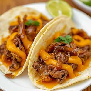 Short Rib Philly Tacos