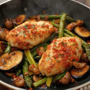 Asparagus Spicy Chicken