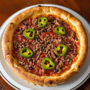 7" Luke's Signature Italian Beef Pan Pizza
