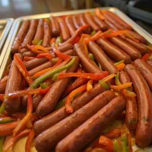 Italian Sausage & Sweet Peppers Tray