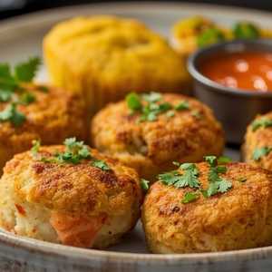 Salmon Croquette Combo
