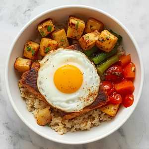 Tofu & Bell Pepper Bowl