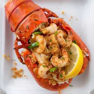 Baked Stuffed Lobster