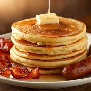 Pancakes with Meat