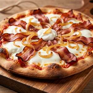Applewood Smoked Bacon Tarte Flambée
