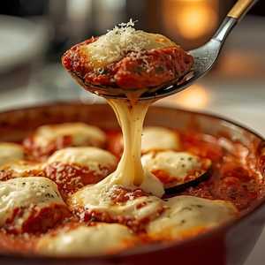 Aubergine à la Parmigiana, mozzarella, crème de parmesan