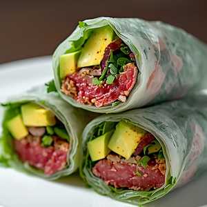 Seared Ahi Fresh Rolls