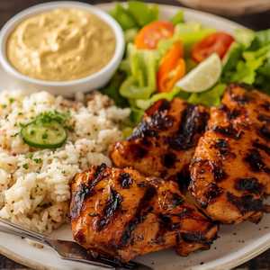 Smoked Grilled Chicken Platter