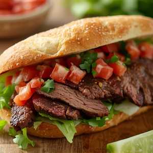 Torta De Arrachera