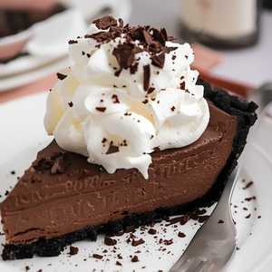Dark Chocolate Cream Pie